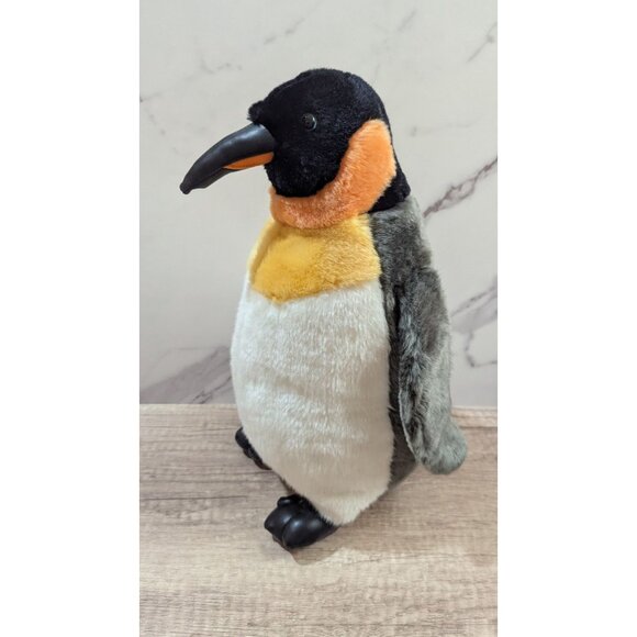 The Petting Zoo King Penguin Plush Stuffed Animal 12" Soft & Realistic Design - Picture 3 of 8